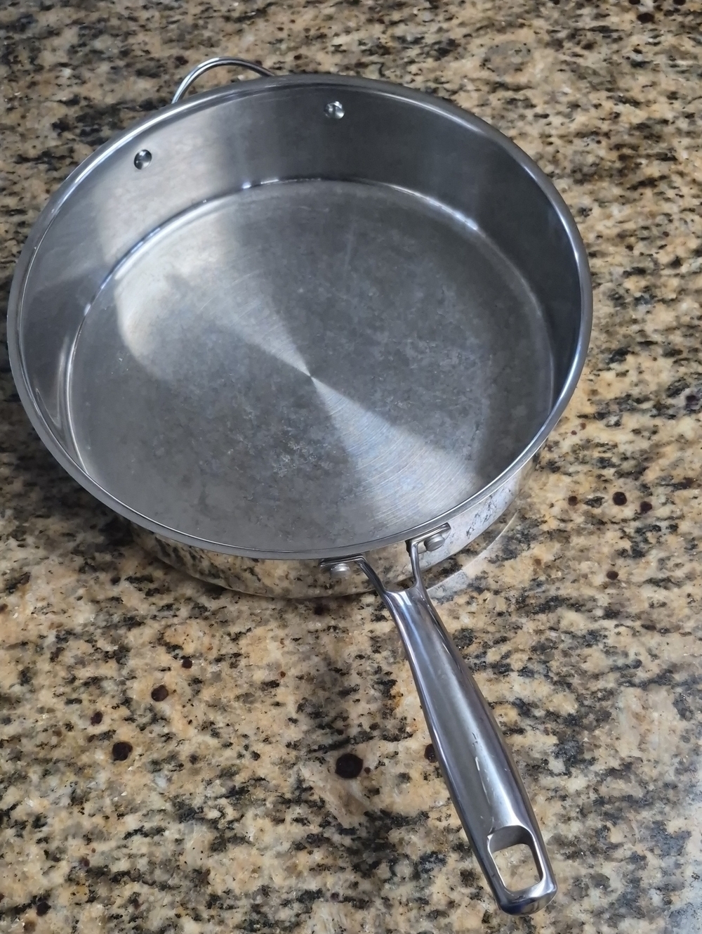 Croton Stainless Steel Skillet - Silver Finish